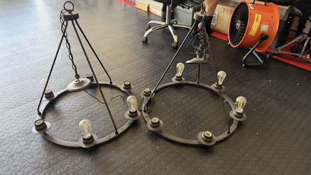 Set of two chandeliers