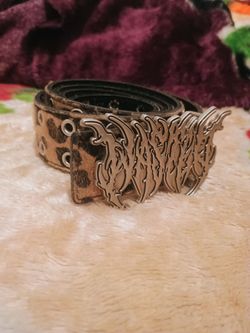Alternative Cheetah print belt