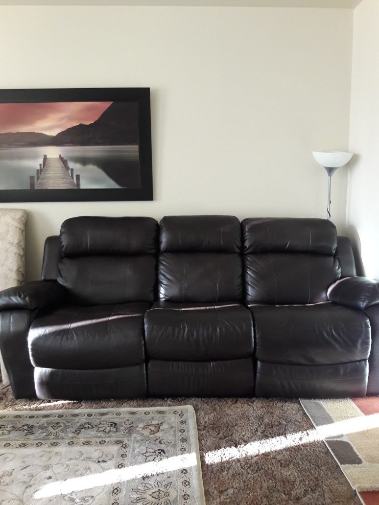 Leather couch