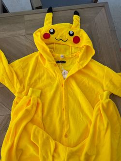 Adult medium pikachu costume onesie