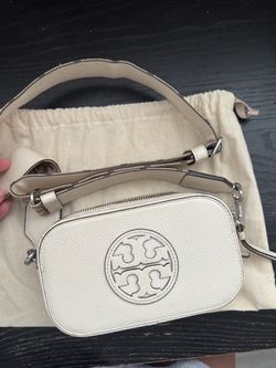 Tory burch cream crossbody purse
