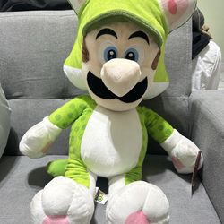 Luigi Big Cat Plushie