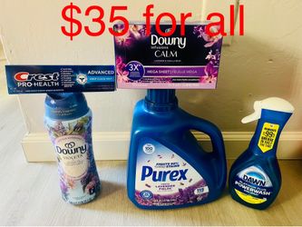 Detergent $35 for all