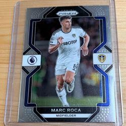 2022-23 Panini Prizm Premier League EPL Marc Roca #263 Silver Prizm Leeds United