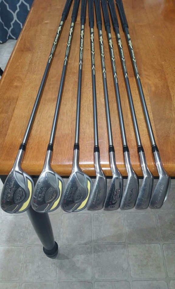 Adams A30S Women's Iron Set 4,5,6 Hybrids 7,8,9, PW, SW Hybrid Irons