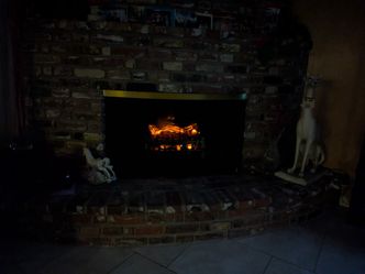 Electric Fireplace Insert And Heater.