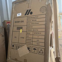 Neda Olive Green Modern Velvet Upholstered Dining Chair 