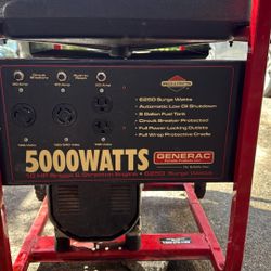 5KW 220V Generac Generator
