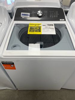 Whirlpool Top Load Washing Machine with agitator in White