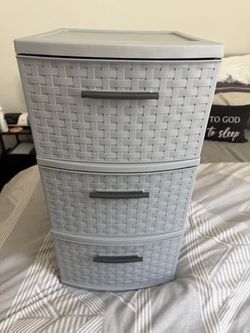 Sterilite 3- Drawer Weave Tower 15x13x 24 inc