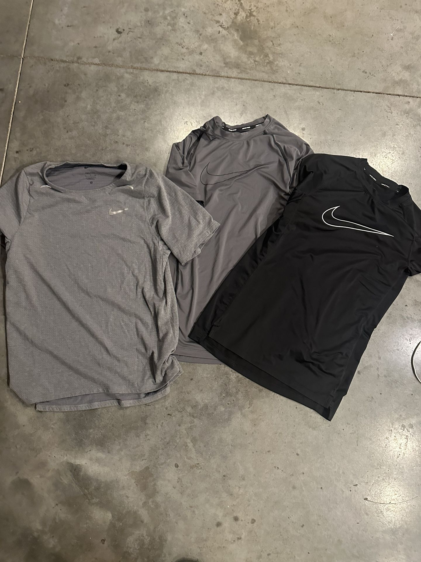 3 Pair Nike dri Fit Shirts