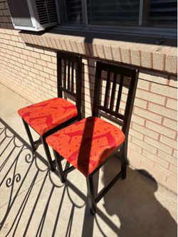 2 FREE Black Wooden Chairs