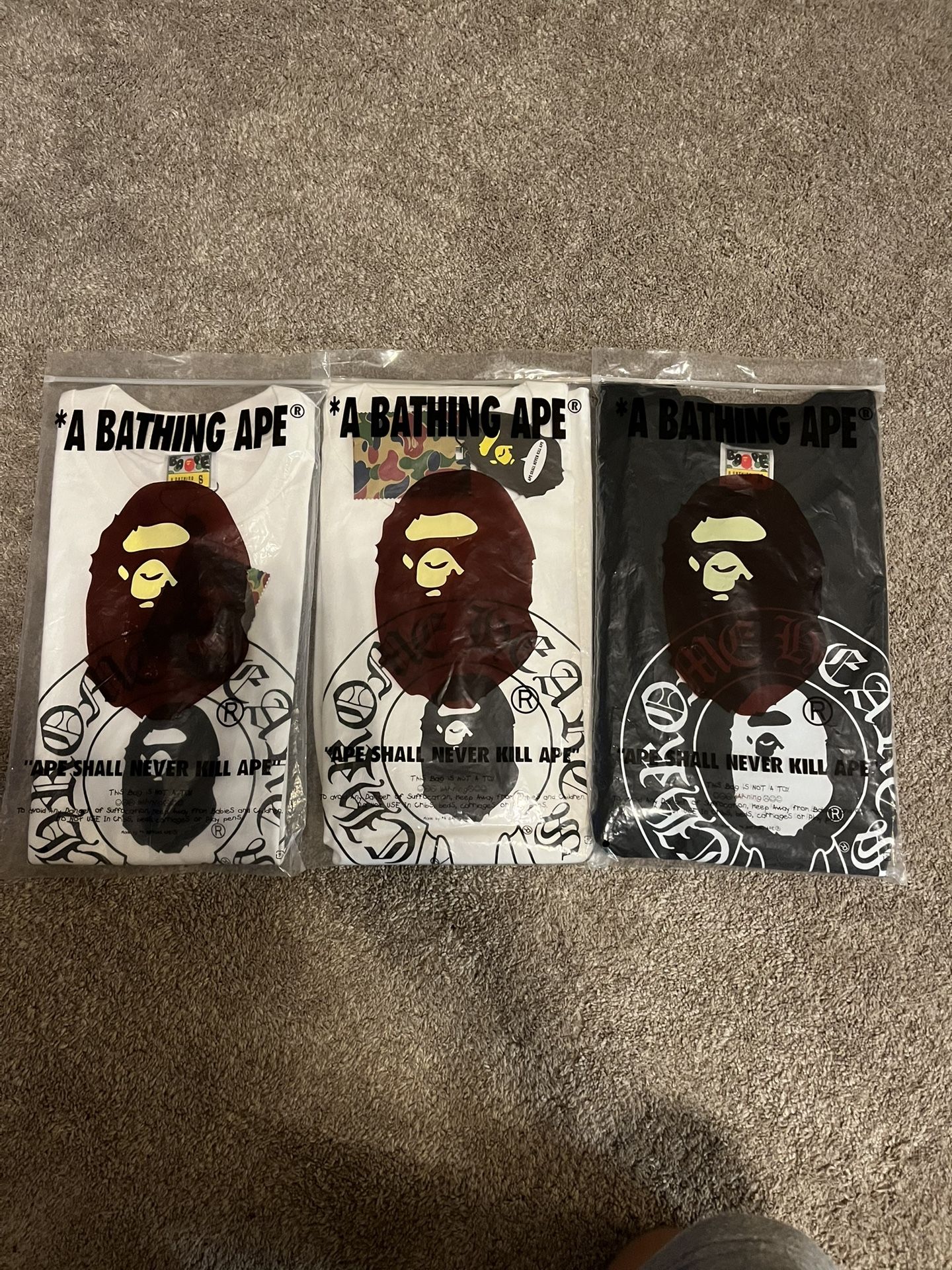 Chrome Heart Bape Tees