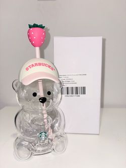 BEARISTA GLASS PINK DRINK