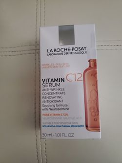 NEW La Roche-Posay Pure Vitamin C12 Anti-Wrinkle Serum 1.01 Fl Oz