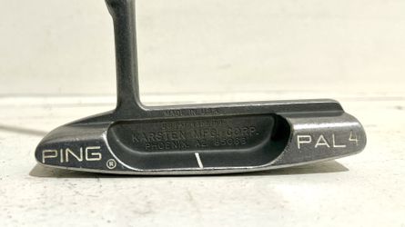 PING Pal 4 putter, a classic blade-style club that is part of PING's storied Karsten manufacturing history. 