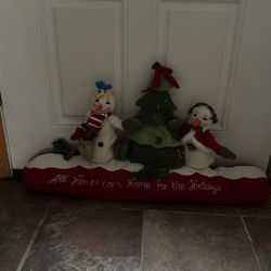 Christmas  Draft Door 