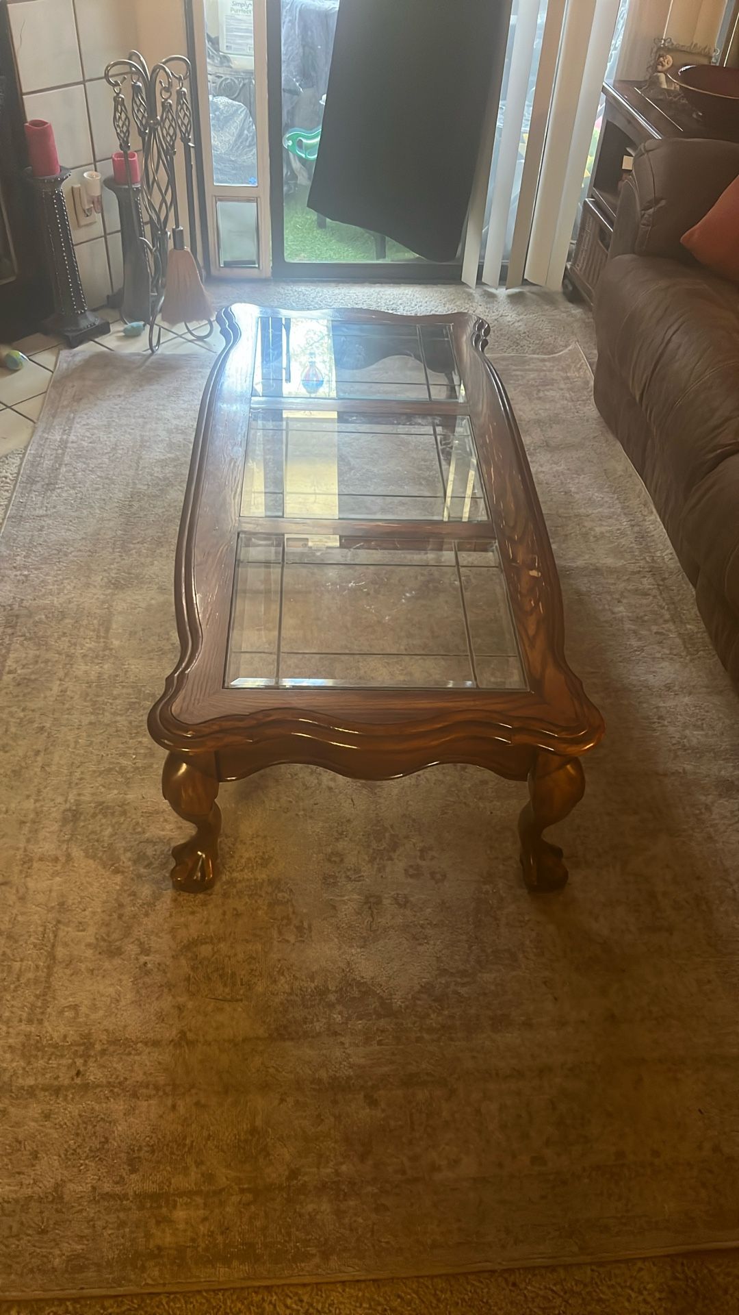 glass table