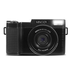 Minolta® MND30 4x Digital Zoom 30 MP/2.7K Quad HD / 4k Digital Camera