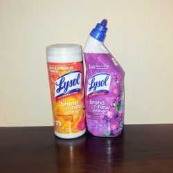 Lysol Toilet Bowl Cleaner & Wipes- 2 for $5