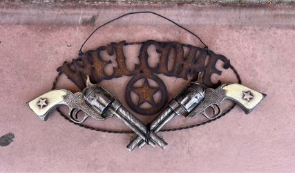 Cowboy Decor - Door Welcome
