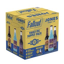Limited Edition Fallout Soda Jones Soda Co. Vault-Tec Supply Pack, 12 fl oz, 12-count