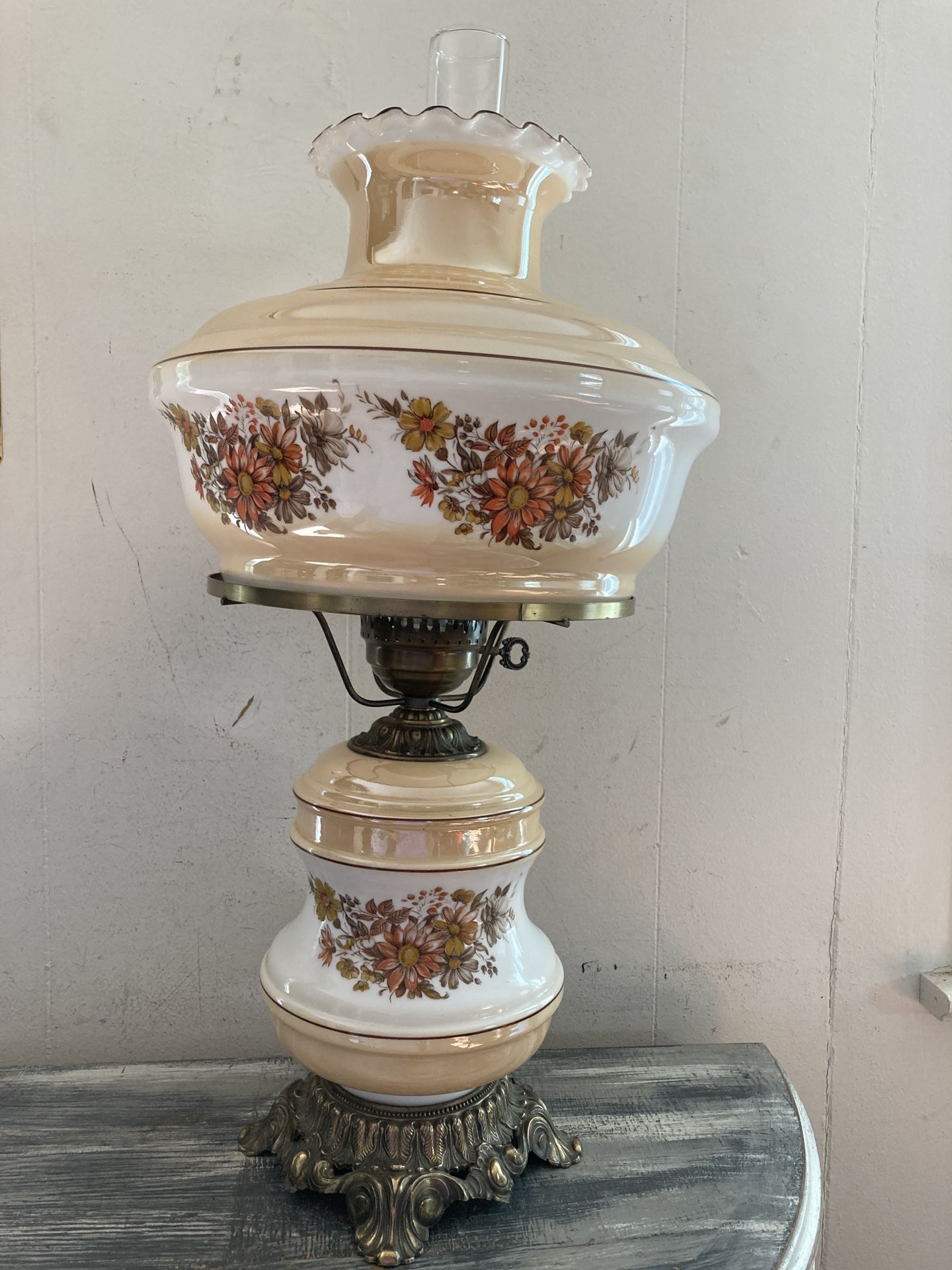 Vintage Hurricane Lamp