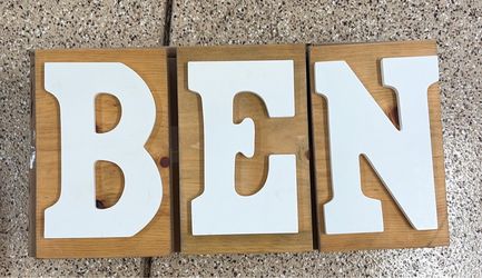 Wooden Letters