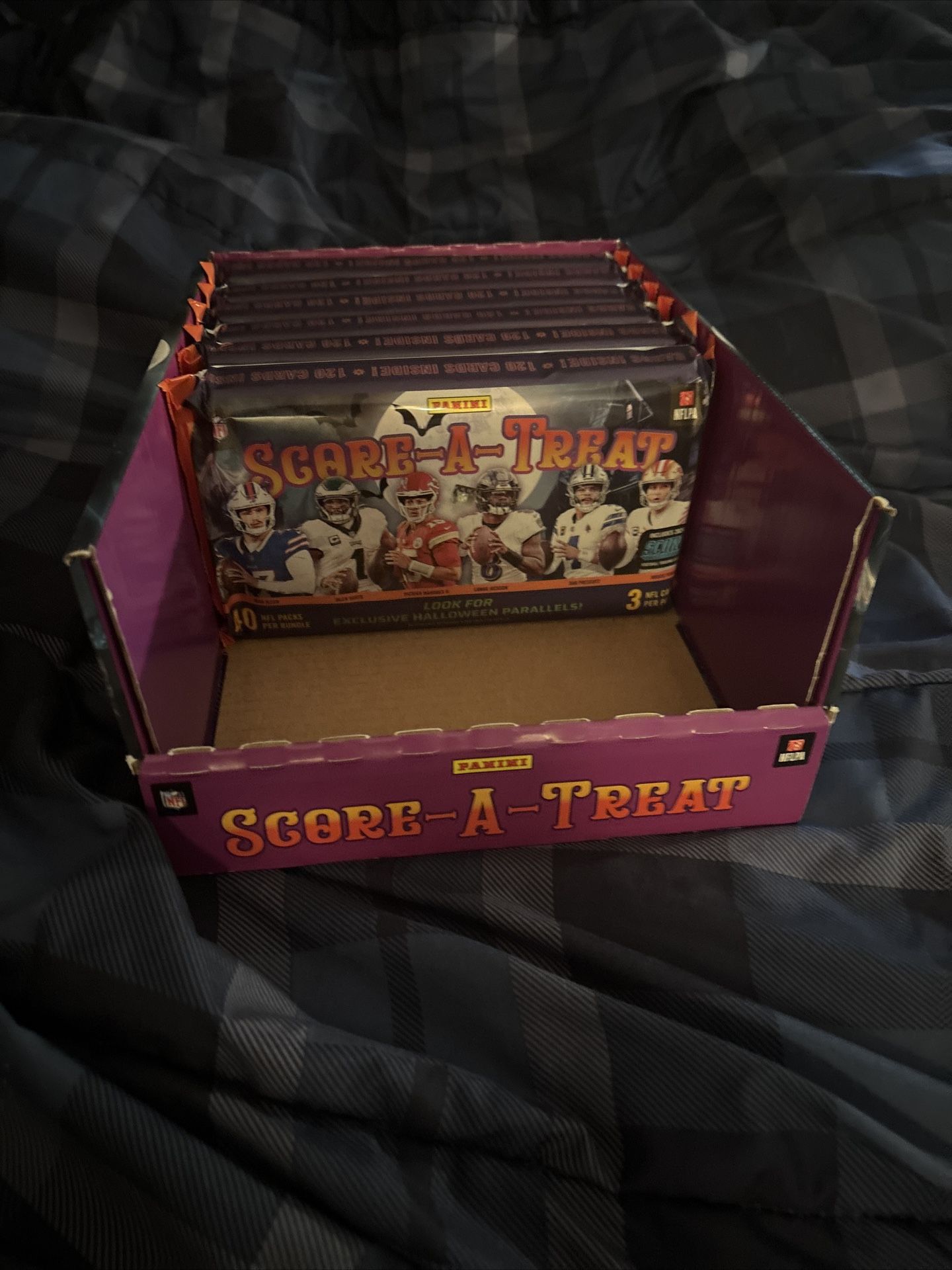 2024 PANINI SCORE-A-TREAT NFL FOOTBALL HALLOWEEN 75 PACK SEALED BUNDLE 225 Cards