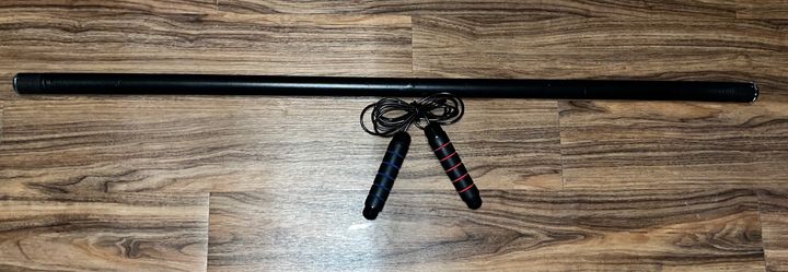 Bar weight & jump rope