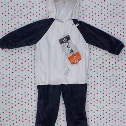 Hyde And Eek Costume Panda Bear Plush Baby Toddler Size 18/24 Months New