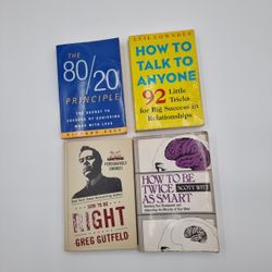 Self-Improvement & Communication Book Bundle – 4 Bestsellers (80/20 Principle, How To Talk To Anyone