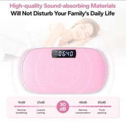 MERACH Vibration Plate Exercise Machine, Vibrating Plate Exercise Machine with Handrails, Full Body Vibration Platfor