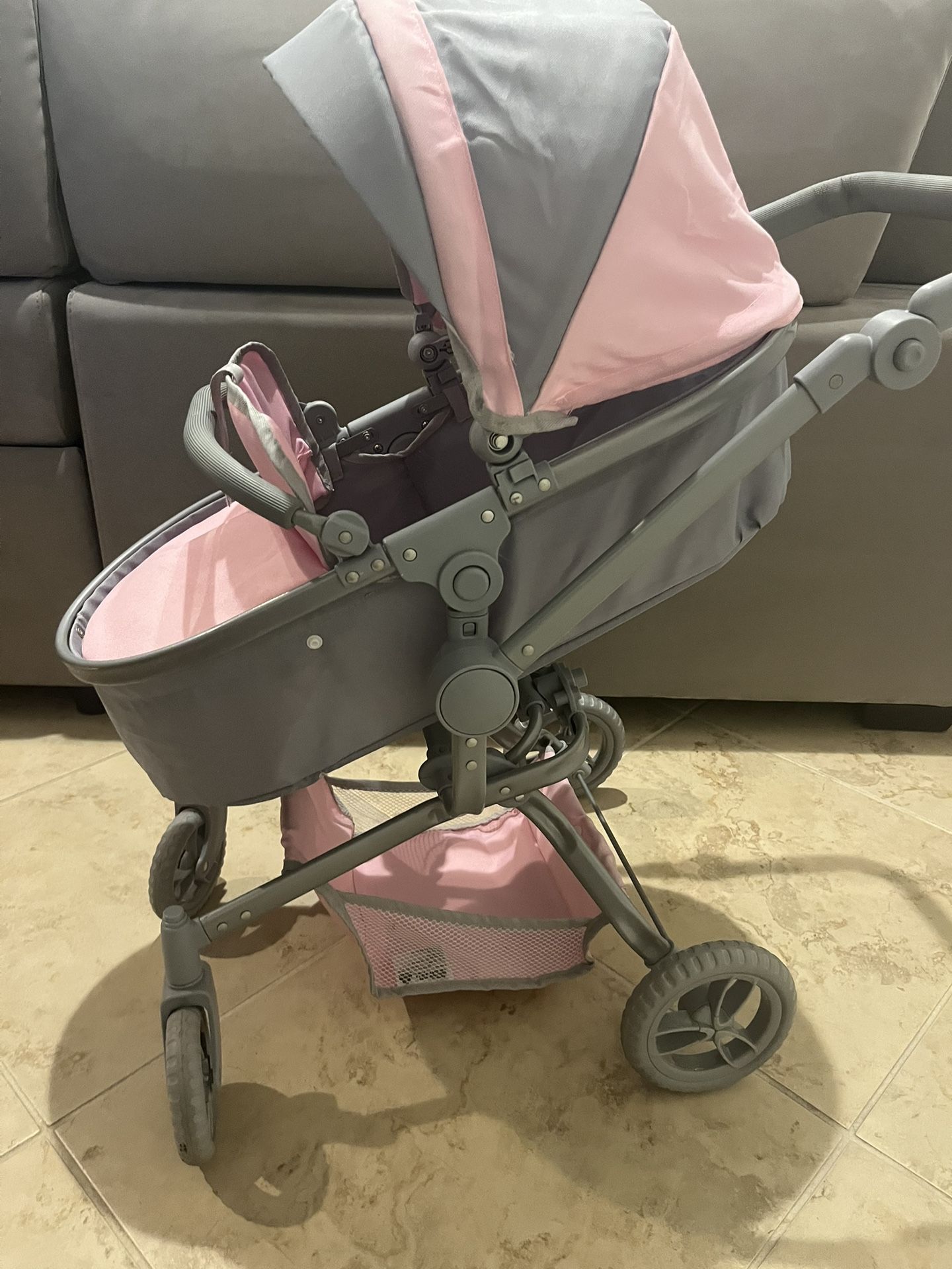 Daydream Multi-Function Single Doll Pram Stroller