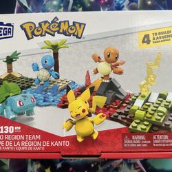 MEGA Pokémon Building Set – Kanto Region Team (New!) 🔥