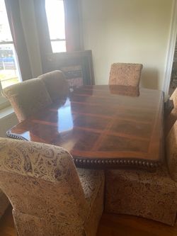 Table and 6 chairs