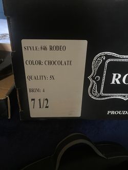 Rodeo King Chocolate 5X
