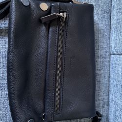Hammitt Black Leather Crossbody Purse