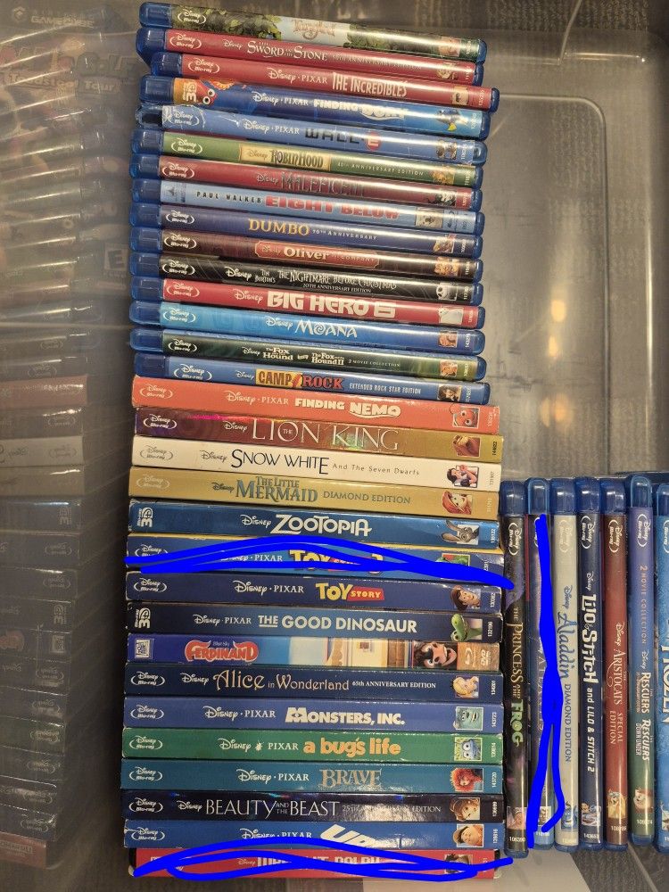 Blu-ray Collection For Sale(Disney)