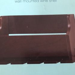 Wall Mounted Wine Shelf