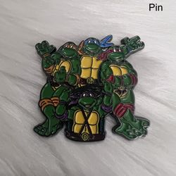 ninja turtles enamel pin brooch (shipping only)