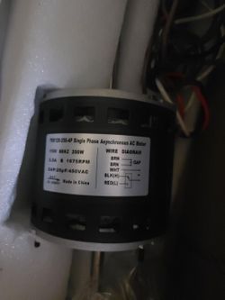 Single-Phase Electric Motor 250W – 115V – 1675 RPM