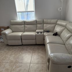Leather Sofa 
