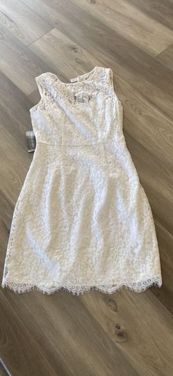 NY&C Eva Mendes White Lace Dress 