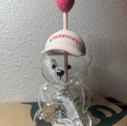 Starbucks pink bear limited collectable