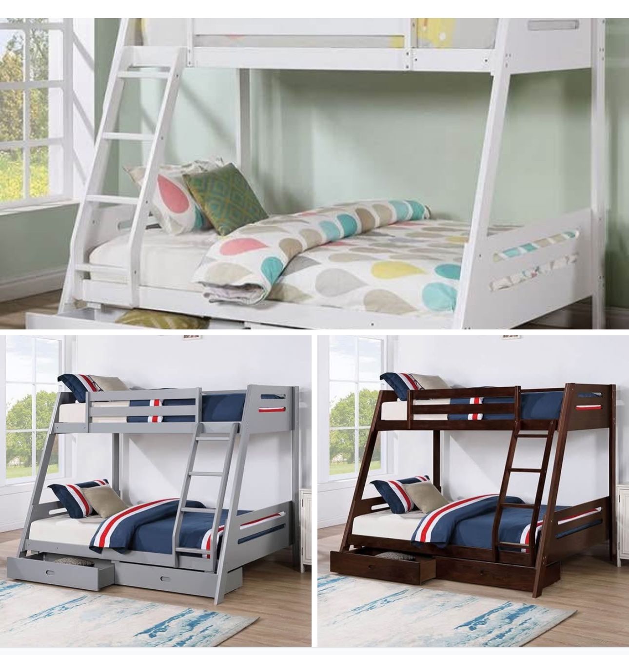 $299 Twin Full Bunk Bed Not Including Mattress