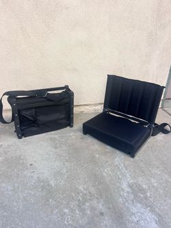 Comfy Portable Stadium seating chairs (2)