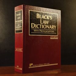 Black's Law Dictionary with Pronunciations, 6th Edition Centennial Edition 1991