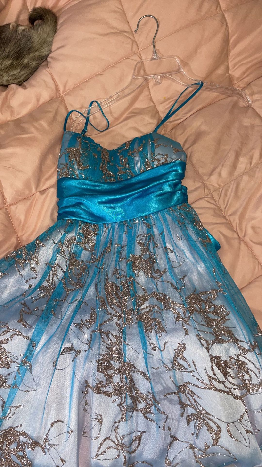 Homecoming Dance Dress Blue