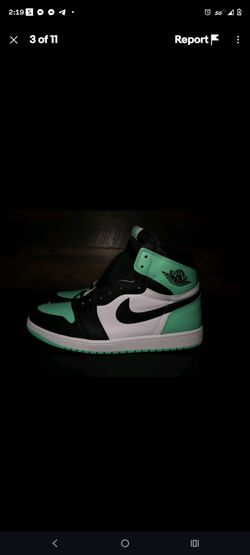 Nike Air Jordan 1 Retro High OG  Green Glow  Size 14  New